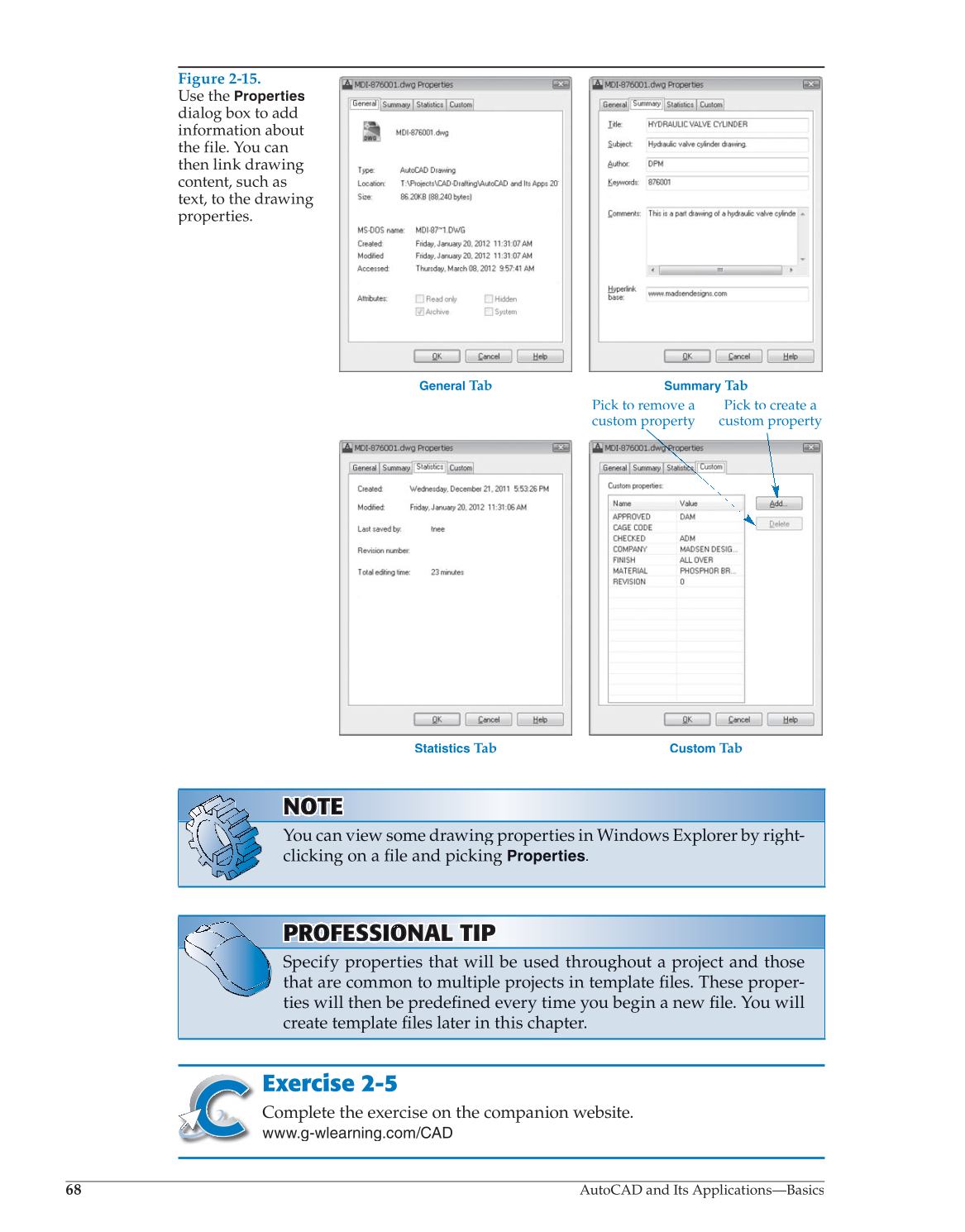 AutoCAD and Its Applications—Comprehensive 2013, 20th Edition page 68