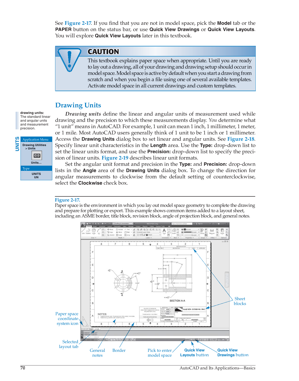AutoCAD and Its Applications—Comprehensive 2013, 20th Edition page 70