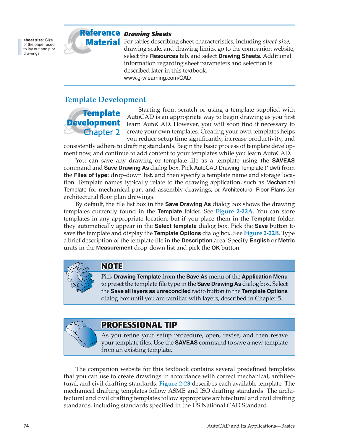 AutoCAD and Its Applications—Comprehensive 2013, 20th Edition page 74