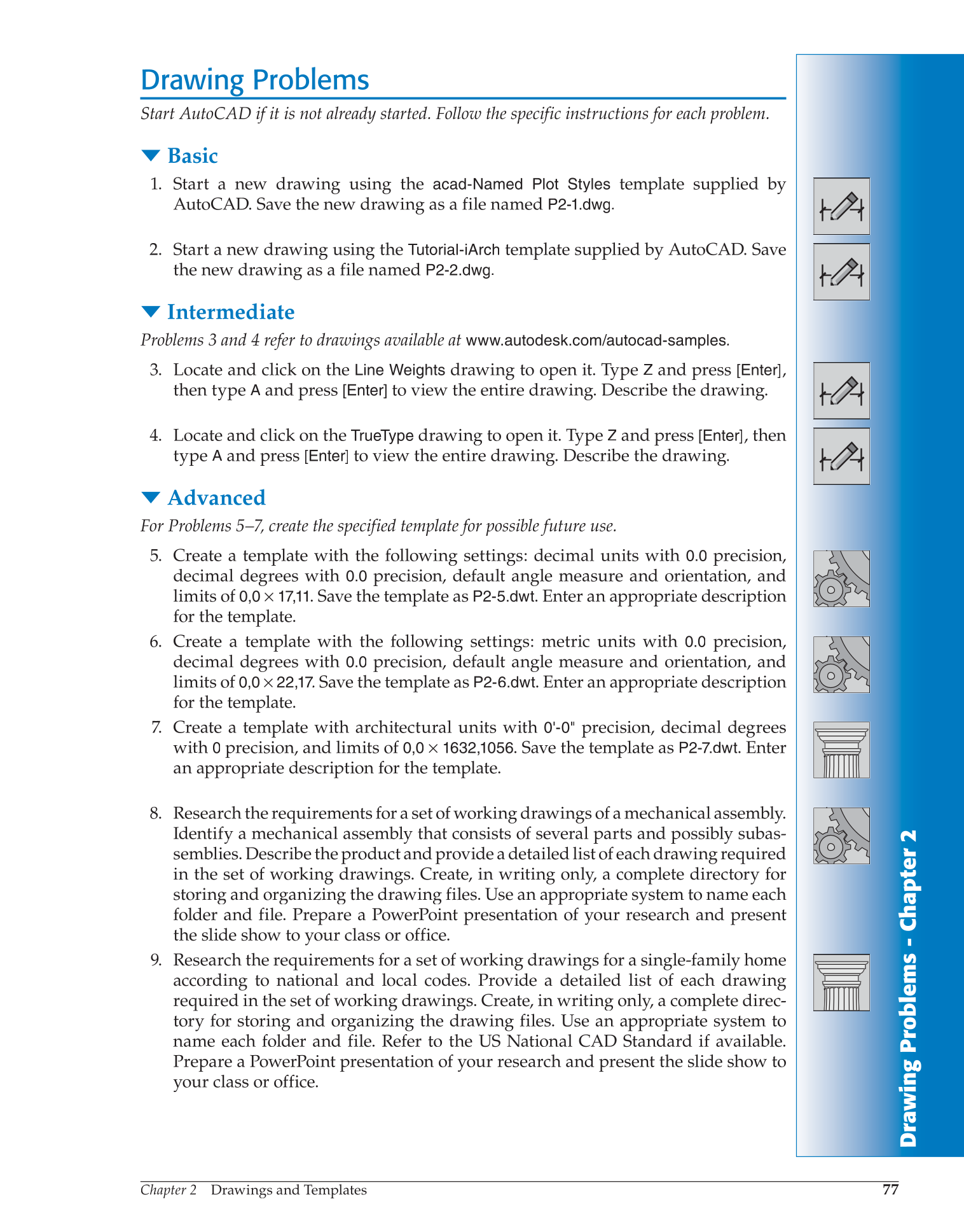 AutoCAD and Its Applications—Comprehensive 2013, 20th Edition page 77