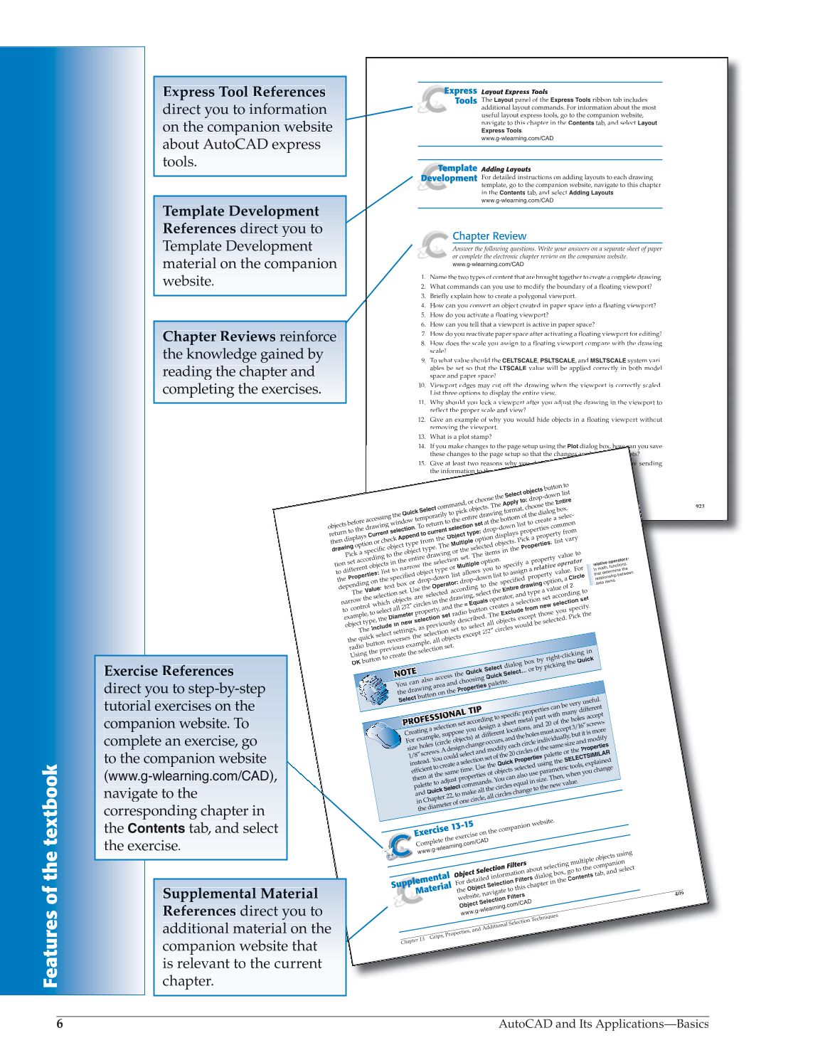 AutoCAD and Its Applications—Comprehensive 2013, 20th Edition page 6