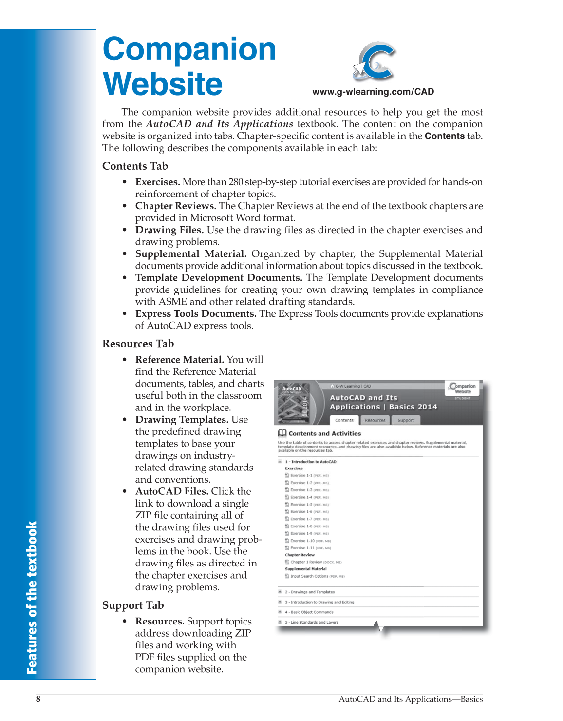 AutoCAD and Its Applications—Comprehensive 2014, 21st Edition page 8