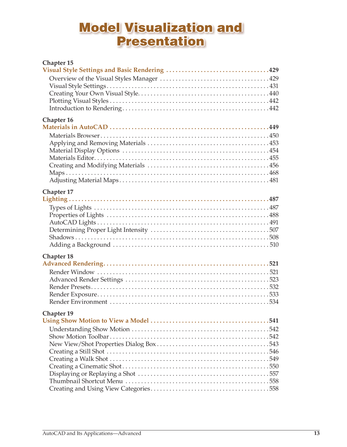 AutoCAD and Its Applications—Comprehensive 2014, 21st Edition page 1085