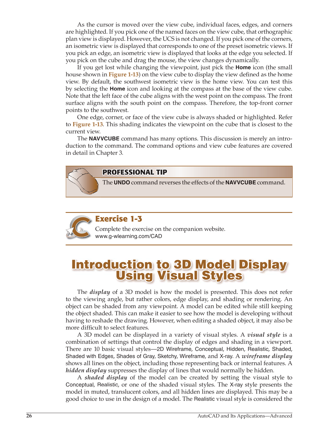 AutoCAD and Its Applications—Comprehensive 2014, 21st Edition page 1098