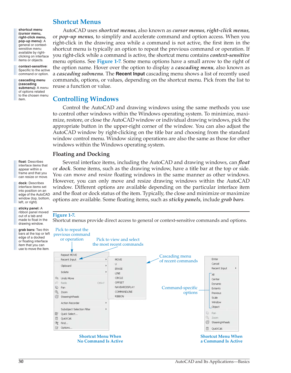 AutoCAD and Its Applications—Comprehensive 2014, 21st Edition page 30