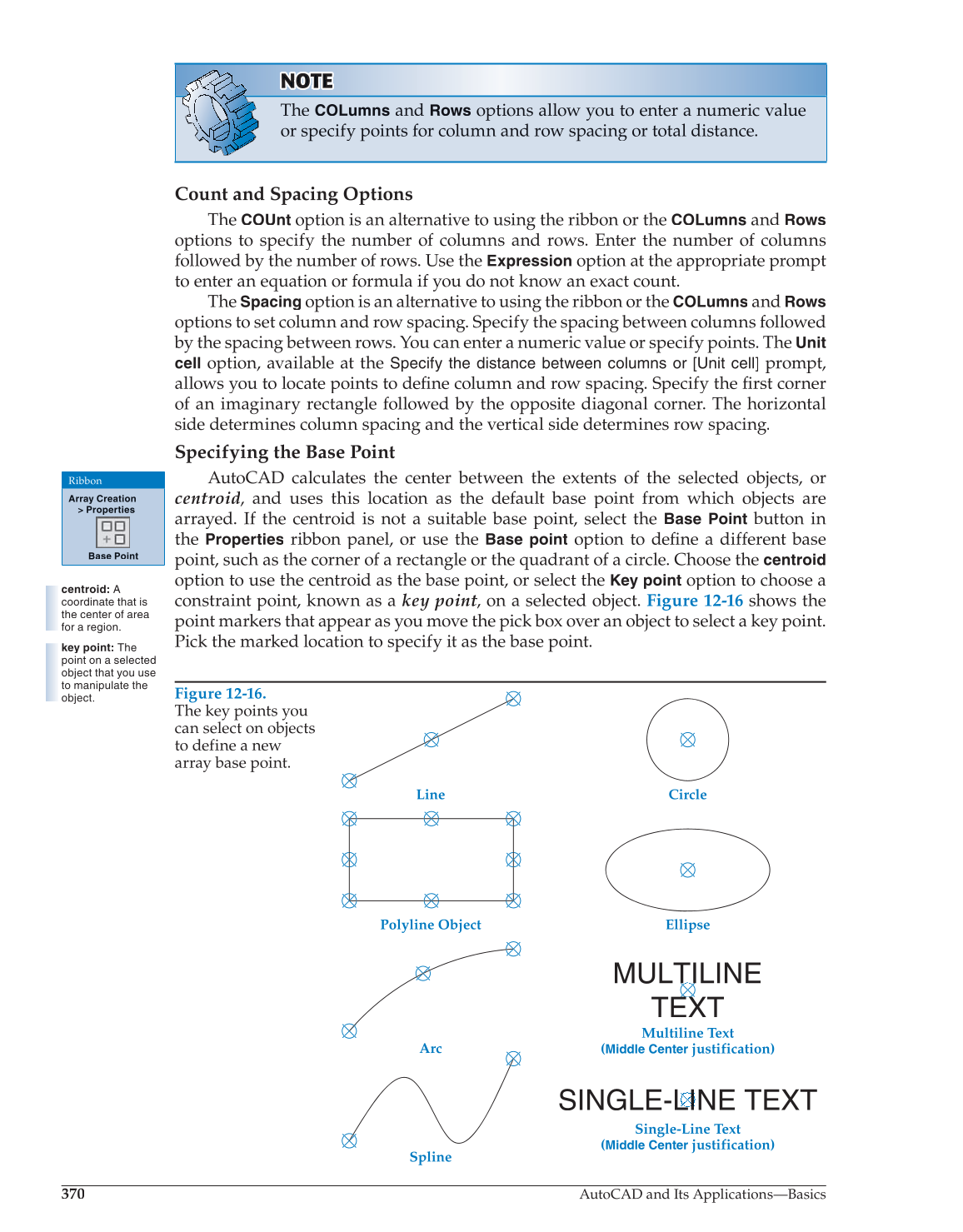 AutoCAD and Its Applications—Comprehensive 2014, 21st Edition page 370