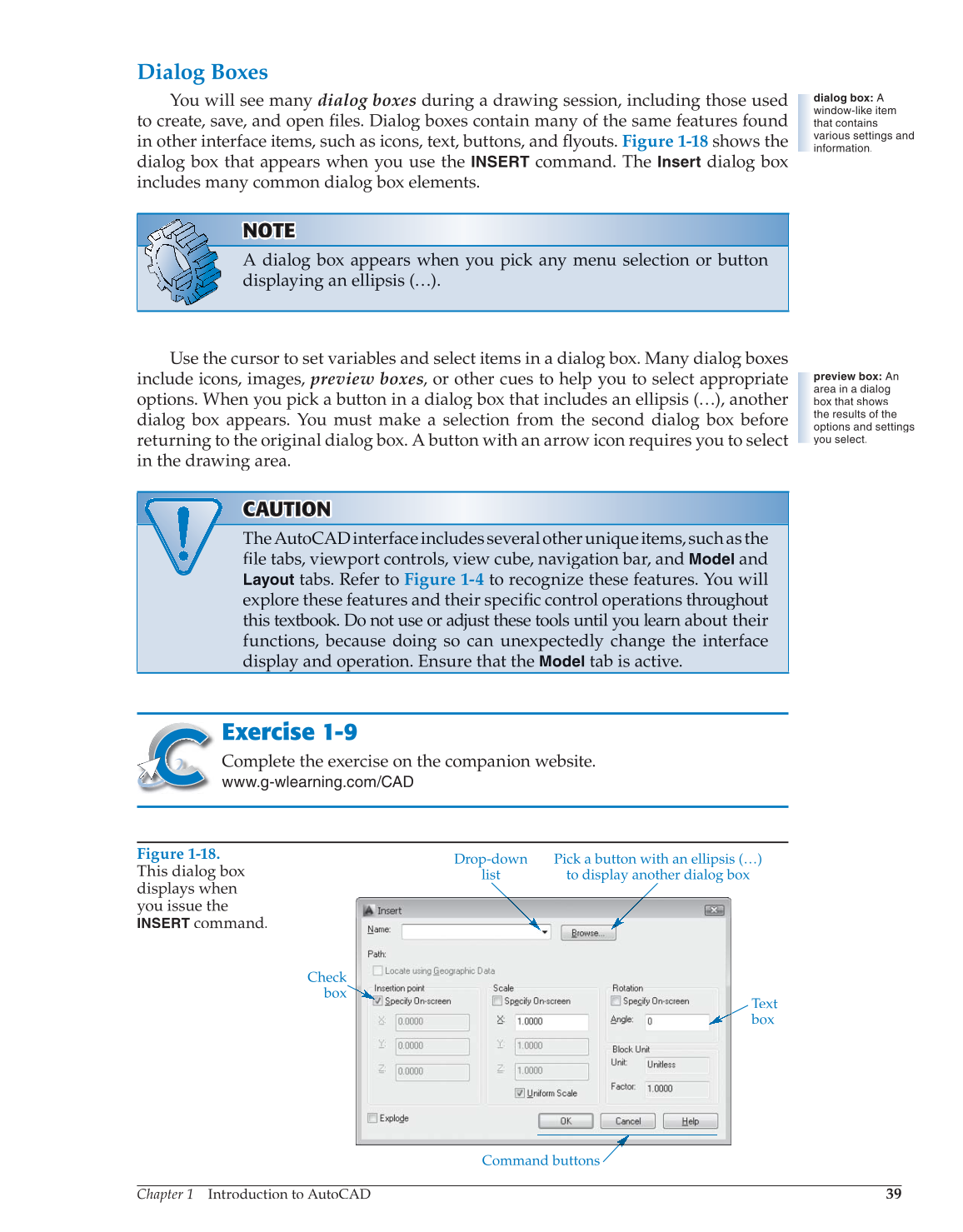 AutoCAD and Its Applications—Comprehensive 2014, 21st Edition page 39