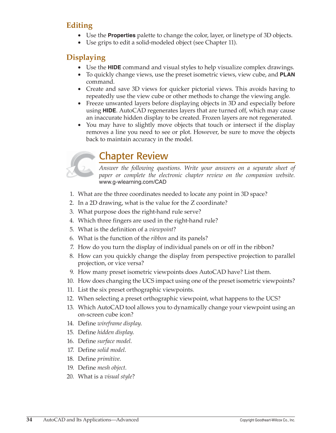 AutoCAD and Its Applications—Comprehensive 2015, 22nd Edition page 1090