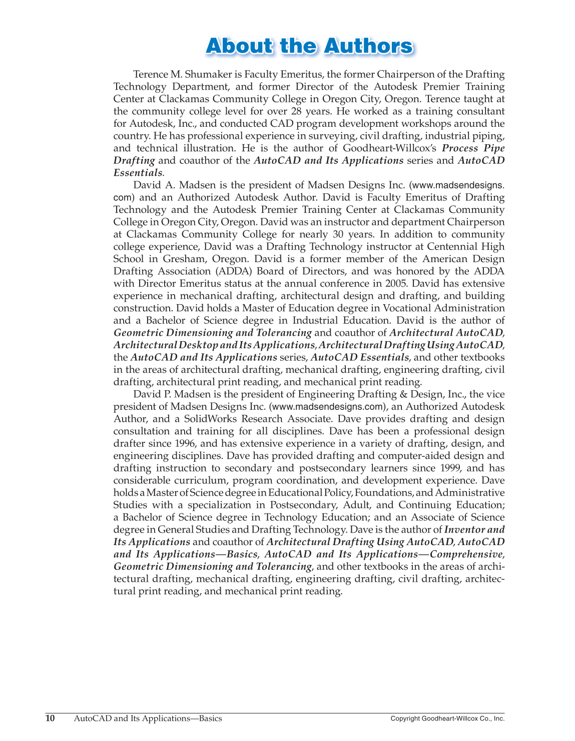 AutoCAD and Its Applications—Comprehensive 2015, 22nd Edition page 10