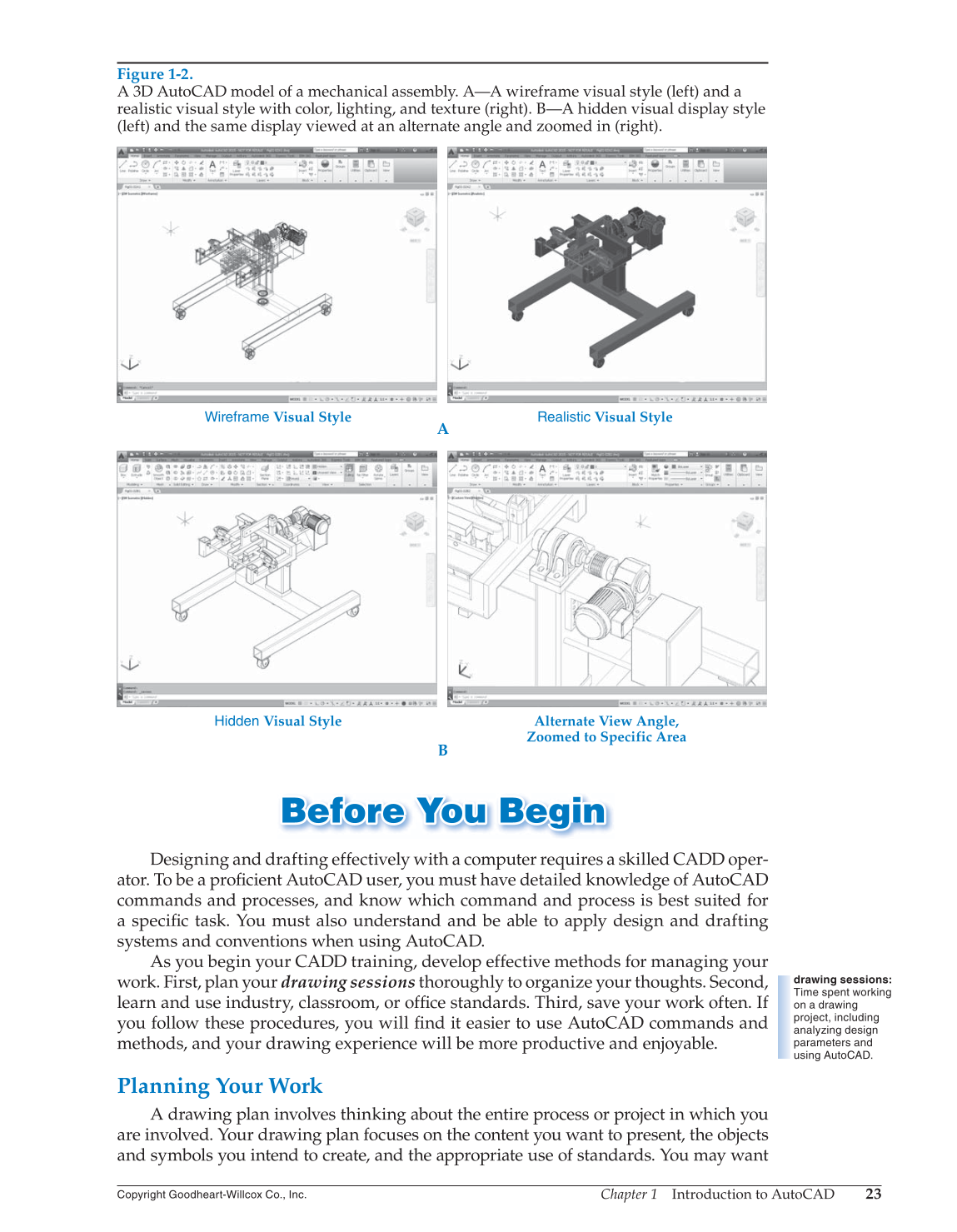 AutoCAD and Its Applications—Comprehensive 2015, 22nd Edition page 23