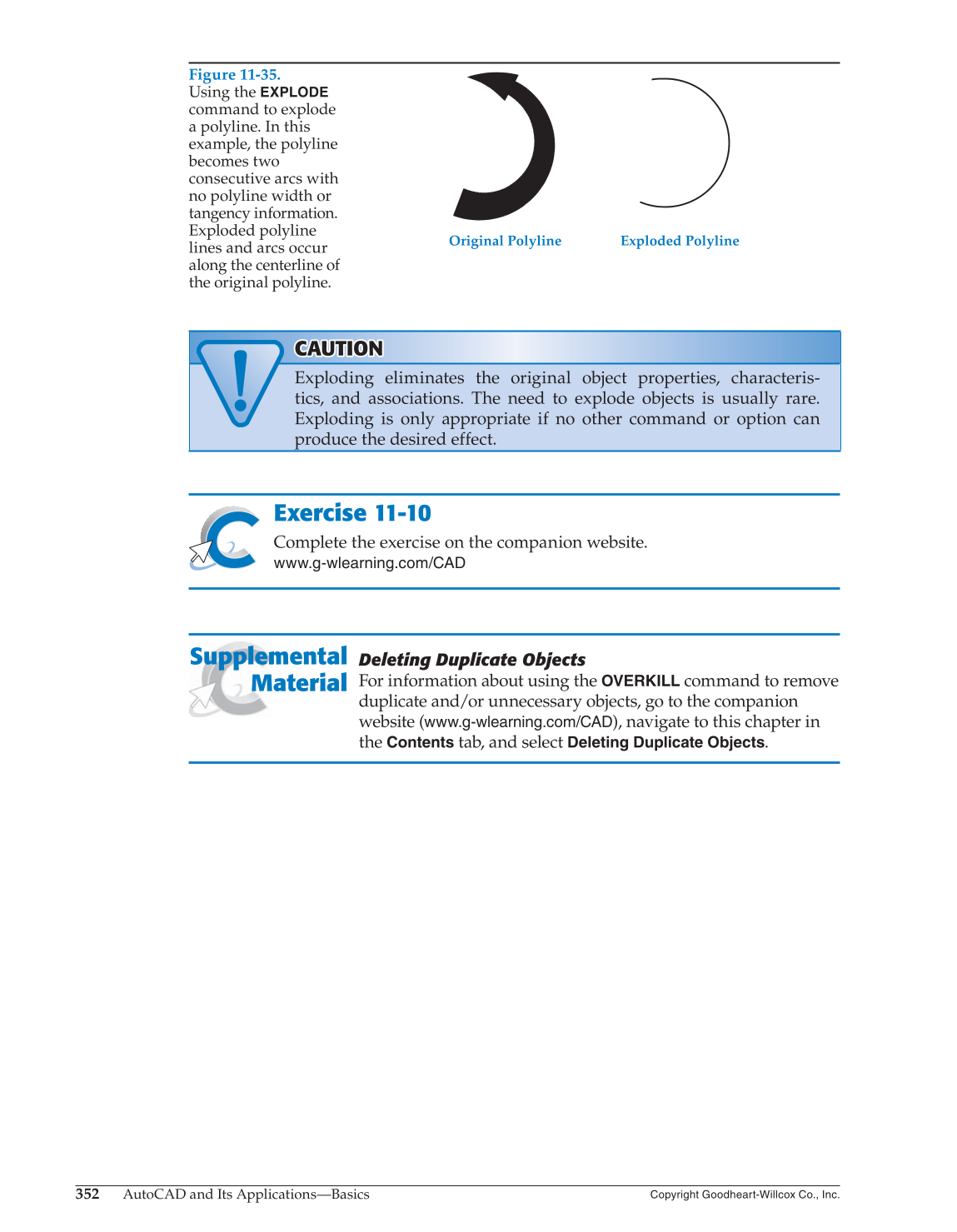 AutoCAD and Its Applications—Comprehensive 2015, 22nd Edition page 352