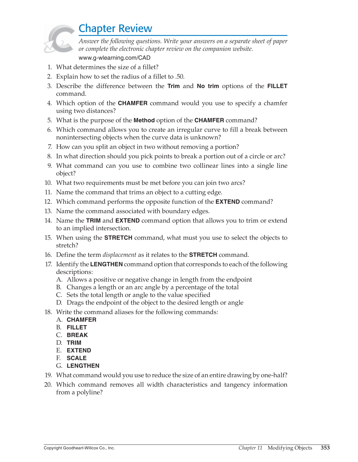 AutoCAD and Its Applications—Comprehensive 2015, 22nd Edition page 353