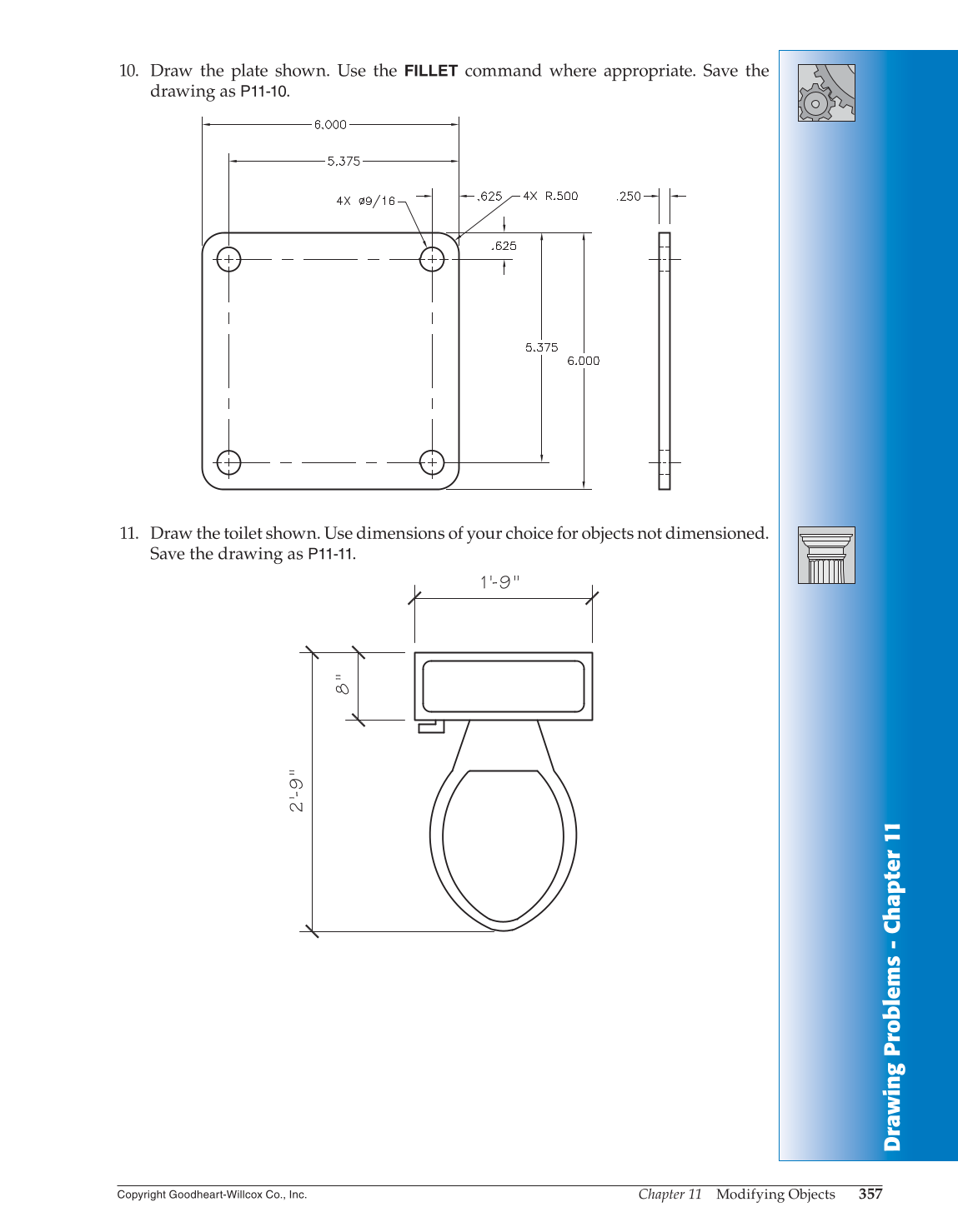 AutoCAD and Its Applications—Comprehensive 2015, 22nd Edition page 357