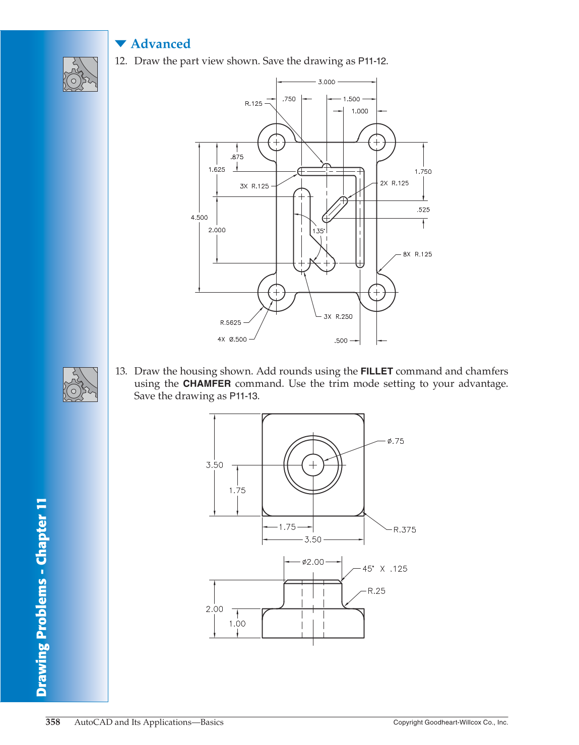 AutoCAD and Its Applications—Comprehensive 2015, 22nd Edition page 358