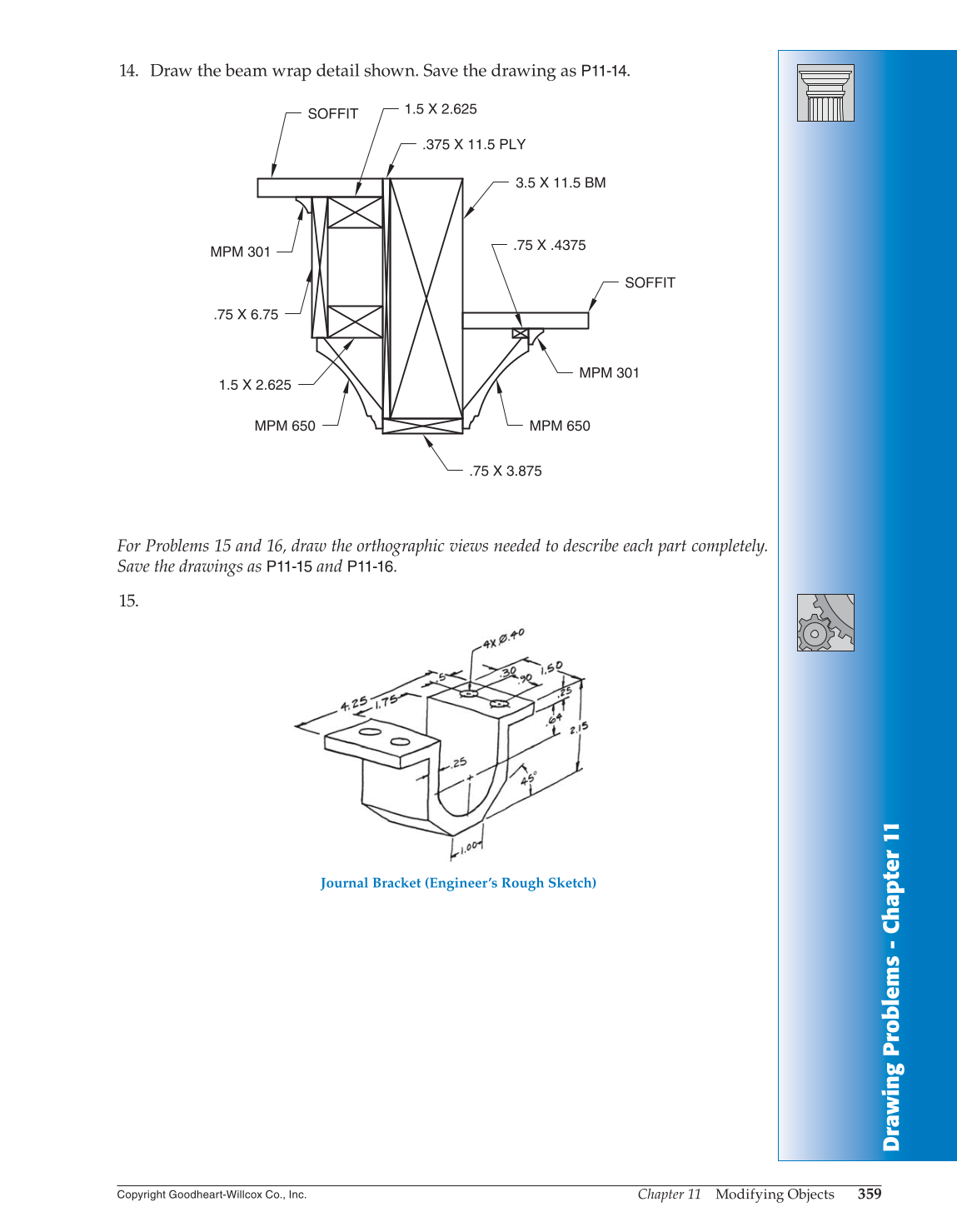 AutoCAD and Its Applications—Comprehensive 2015, 22nd Edition page 359