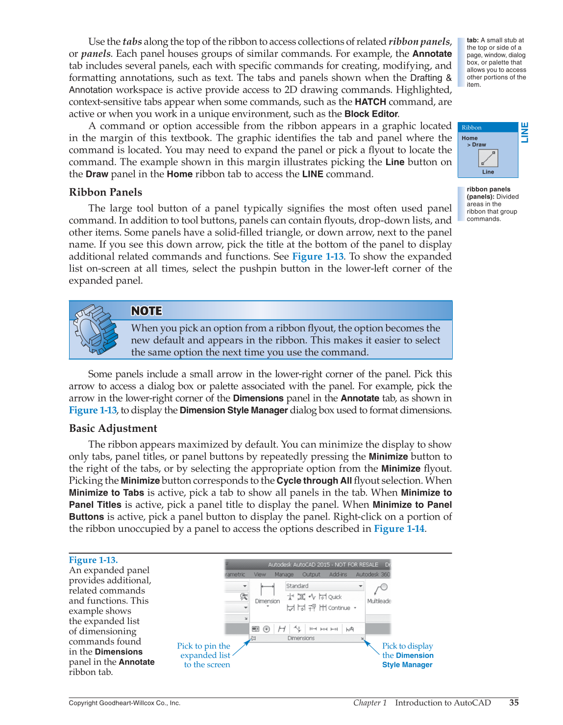 AutoCAD and Its Applications—Comprehensive 2015, 22nd Edition page 35