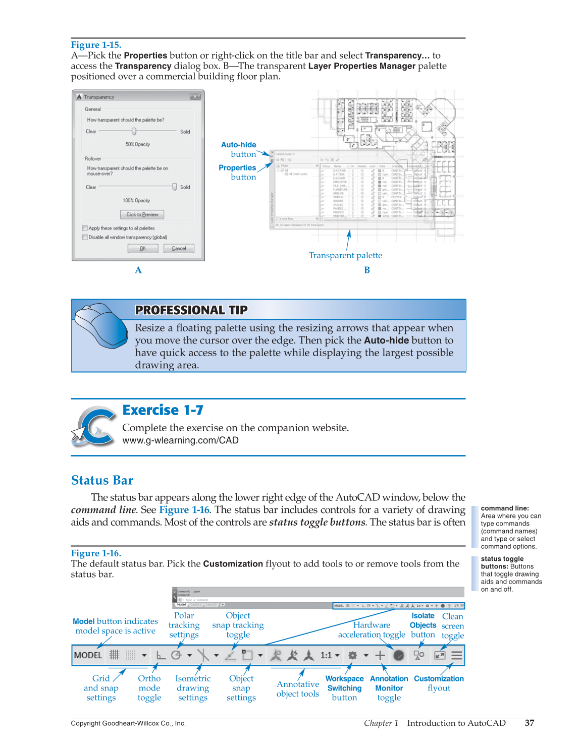 AutoCAD and Its Applications—Comprehensive 2015, 22nd Edition page 37
