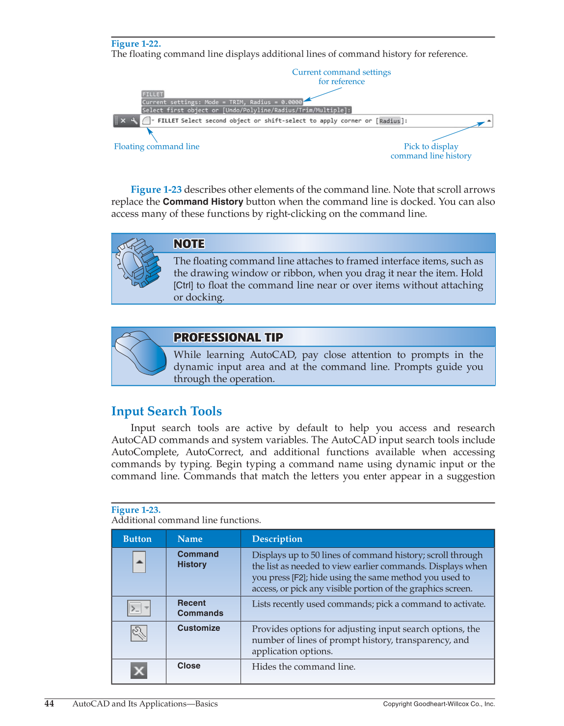 AutoCAD and Its Applications—Comprehensive 2015, 22nd Edition page 44