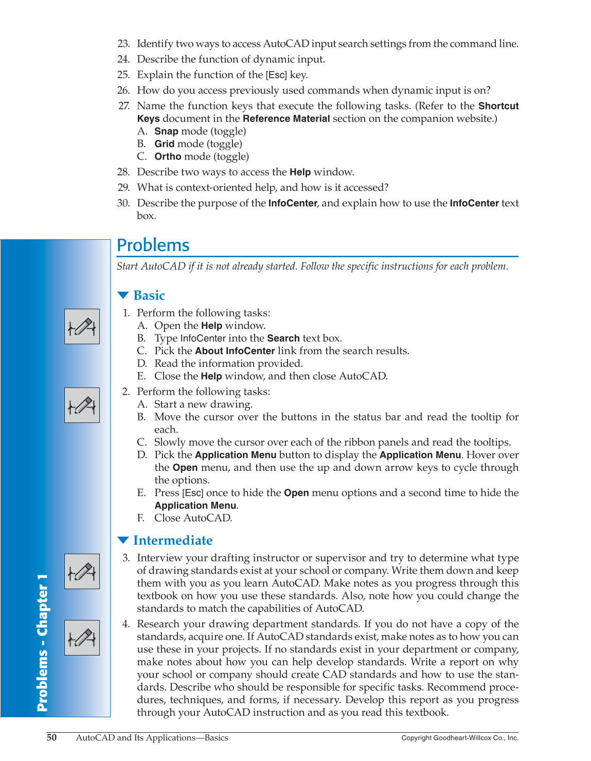 AutoCAD and Its Applications—Comprehensive 2015, 22nd Edition page 50