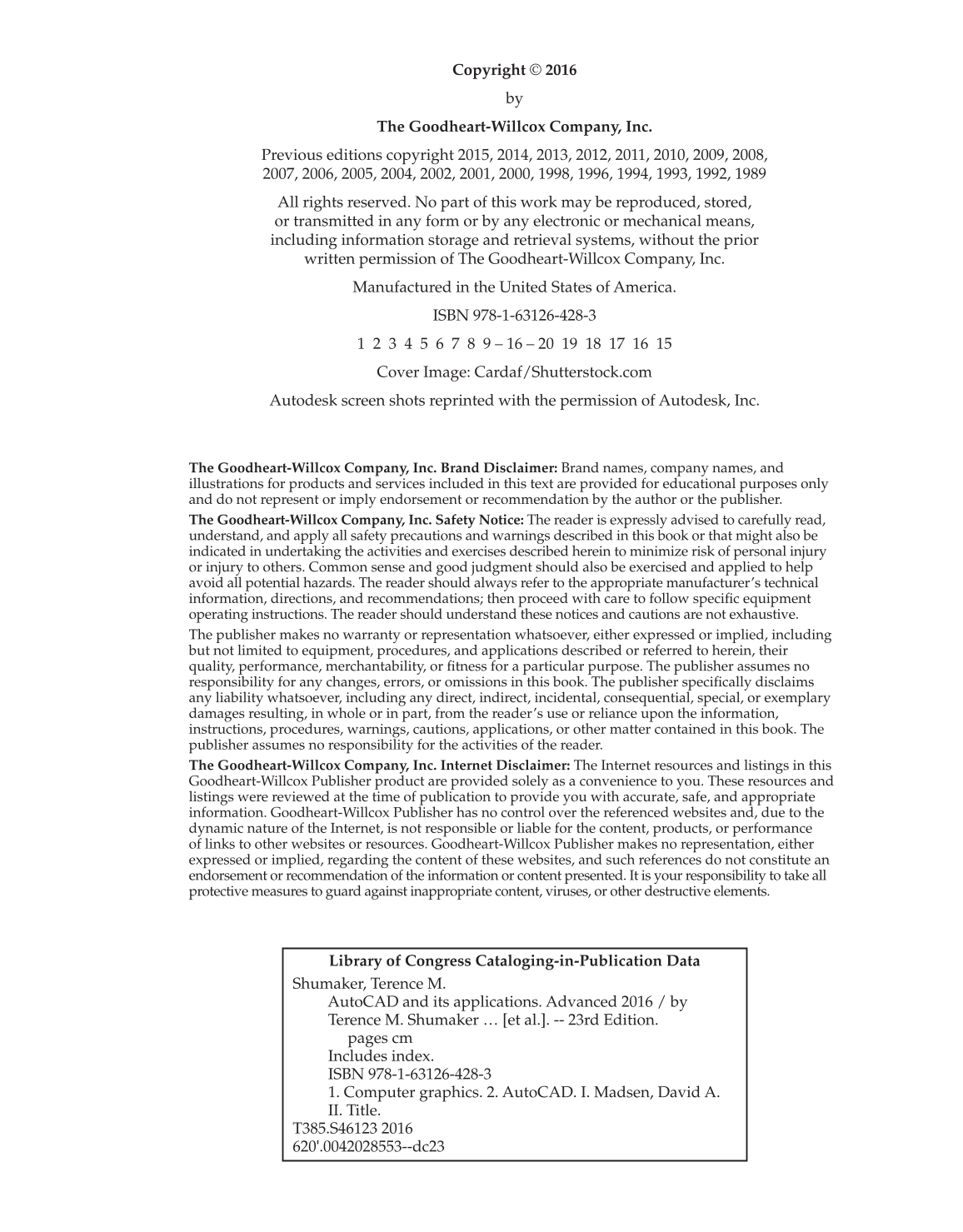 AutoCAD and Its Applications—Comprehensive 2016, 23rd Edition page 1038