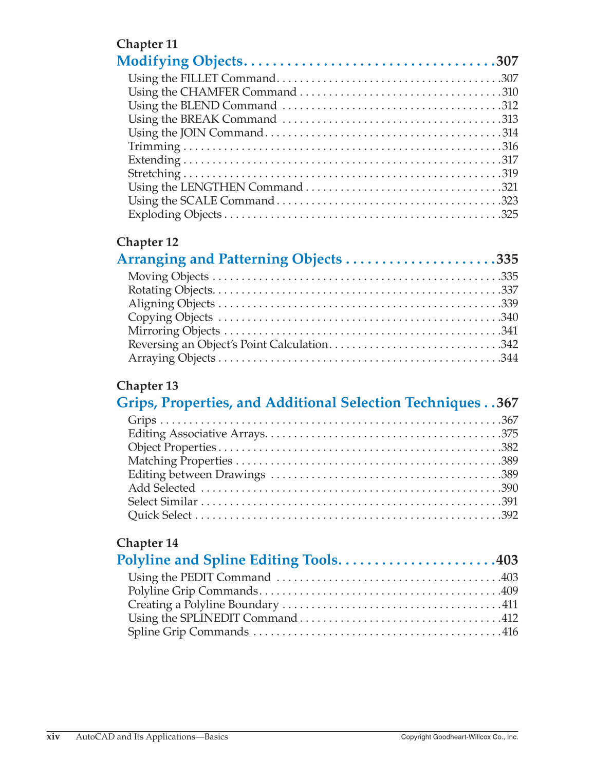 AutoCAD and Its Applications—Comprehensive 2016, 23rd Edition page xiv
