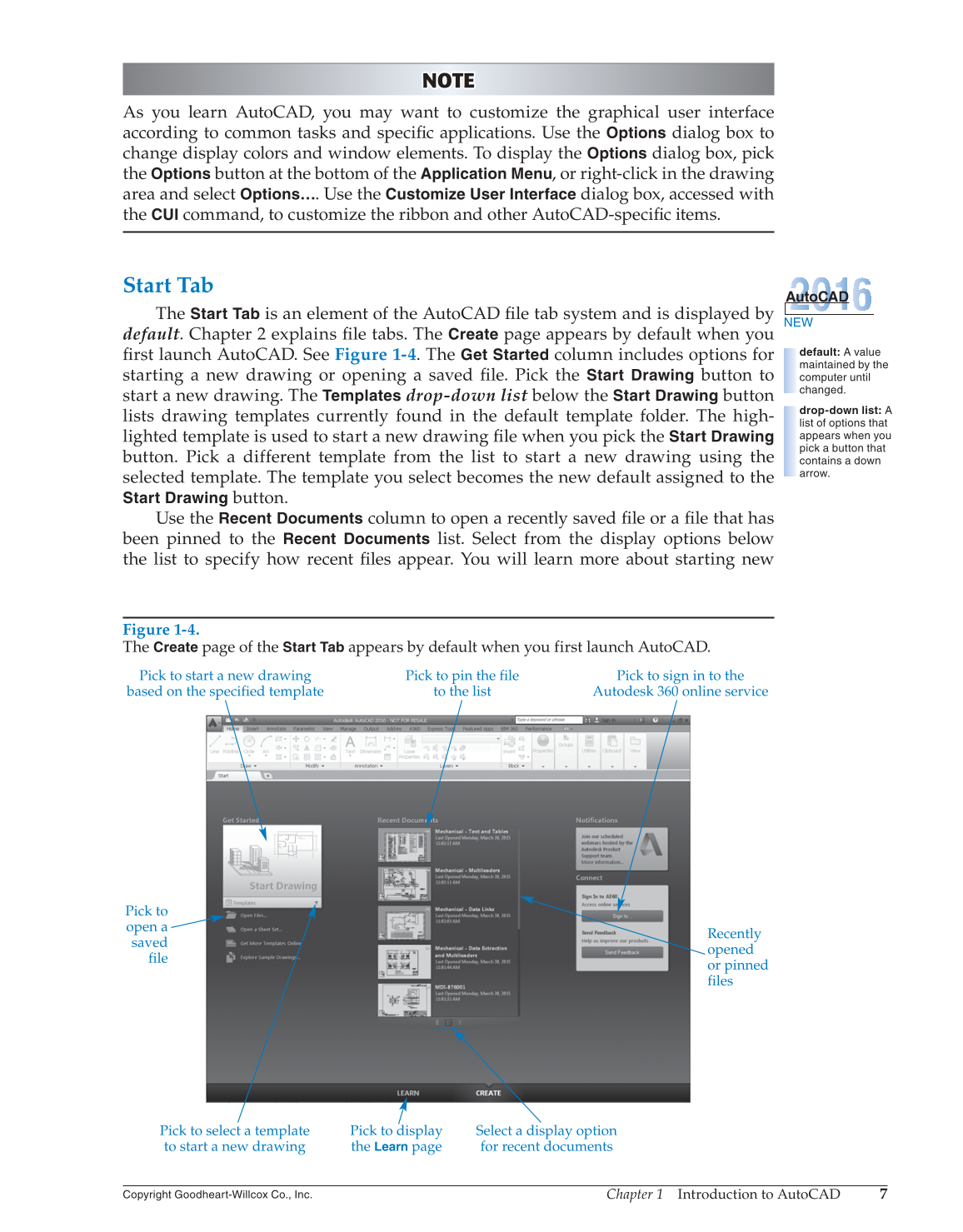 AutoCAD and Its Applications—Comprehensive 2016, 23rd Edition page 7