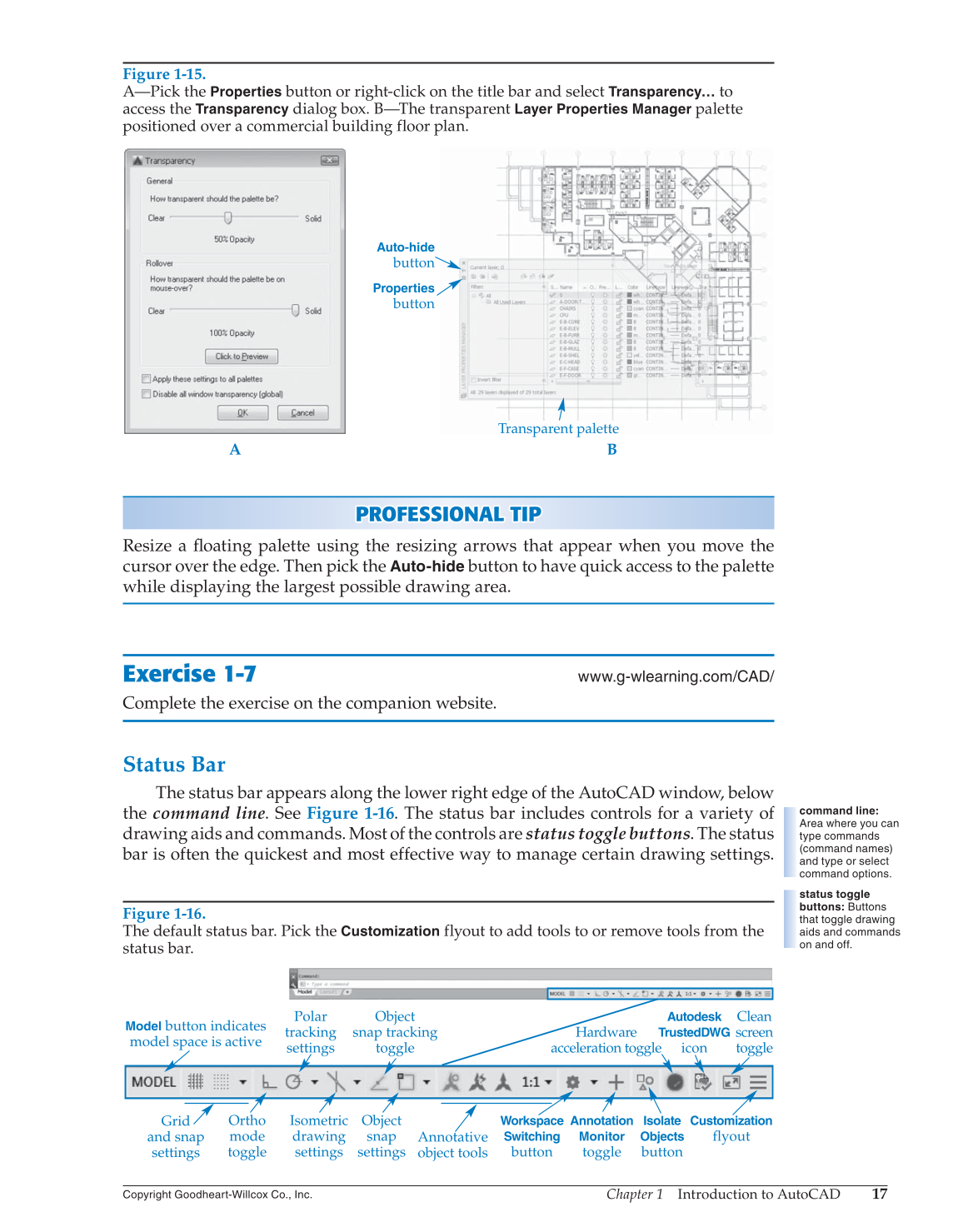 AutoCAD and Its Applications—Comprehensive 2016, 23rd Edition page 17