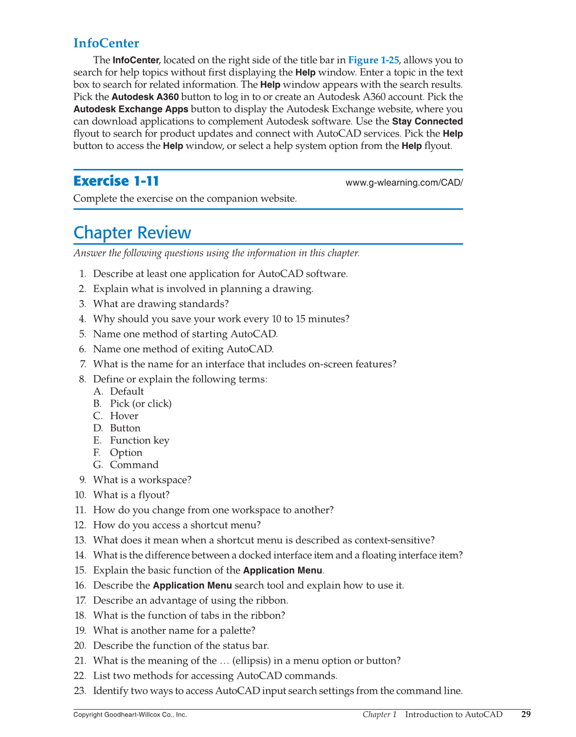 AutoCAD and Its Applications—Comprehensive 2016, 23rd Edition page 29
