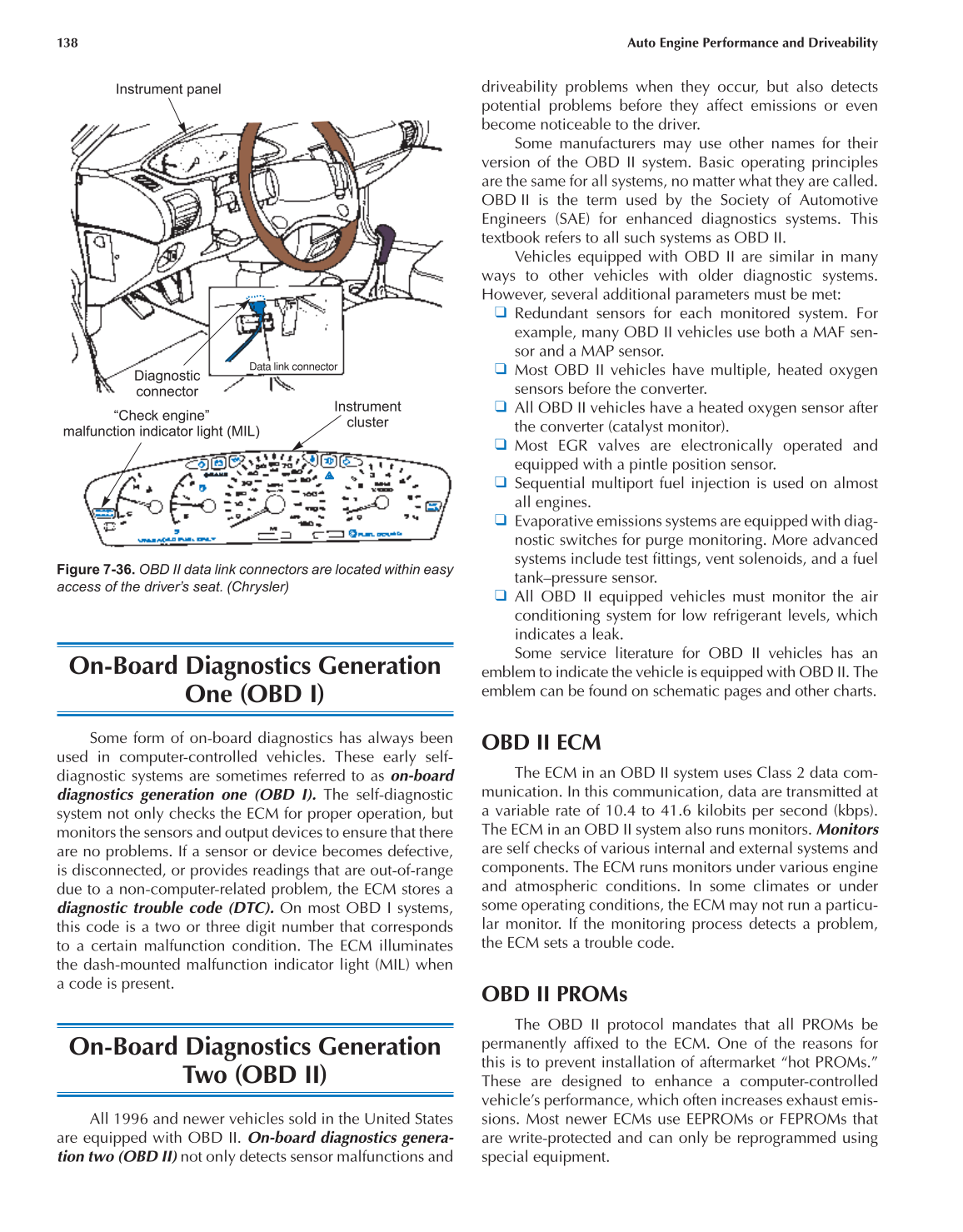 Auto Engine Performance and Driveability, A8, 3rd Edition page 138