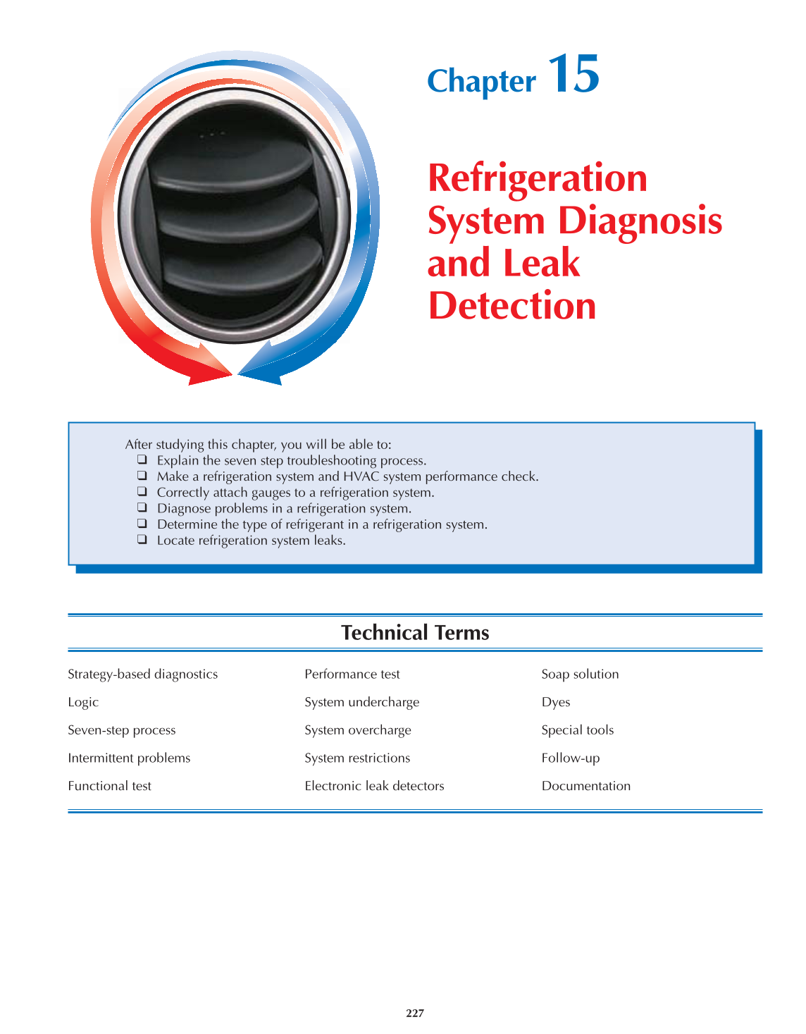 Auto Heating and Air Conditioning, A7, 3rd Edition page 227