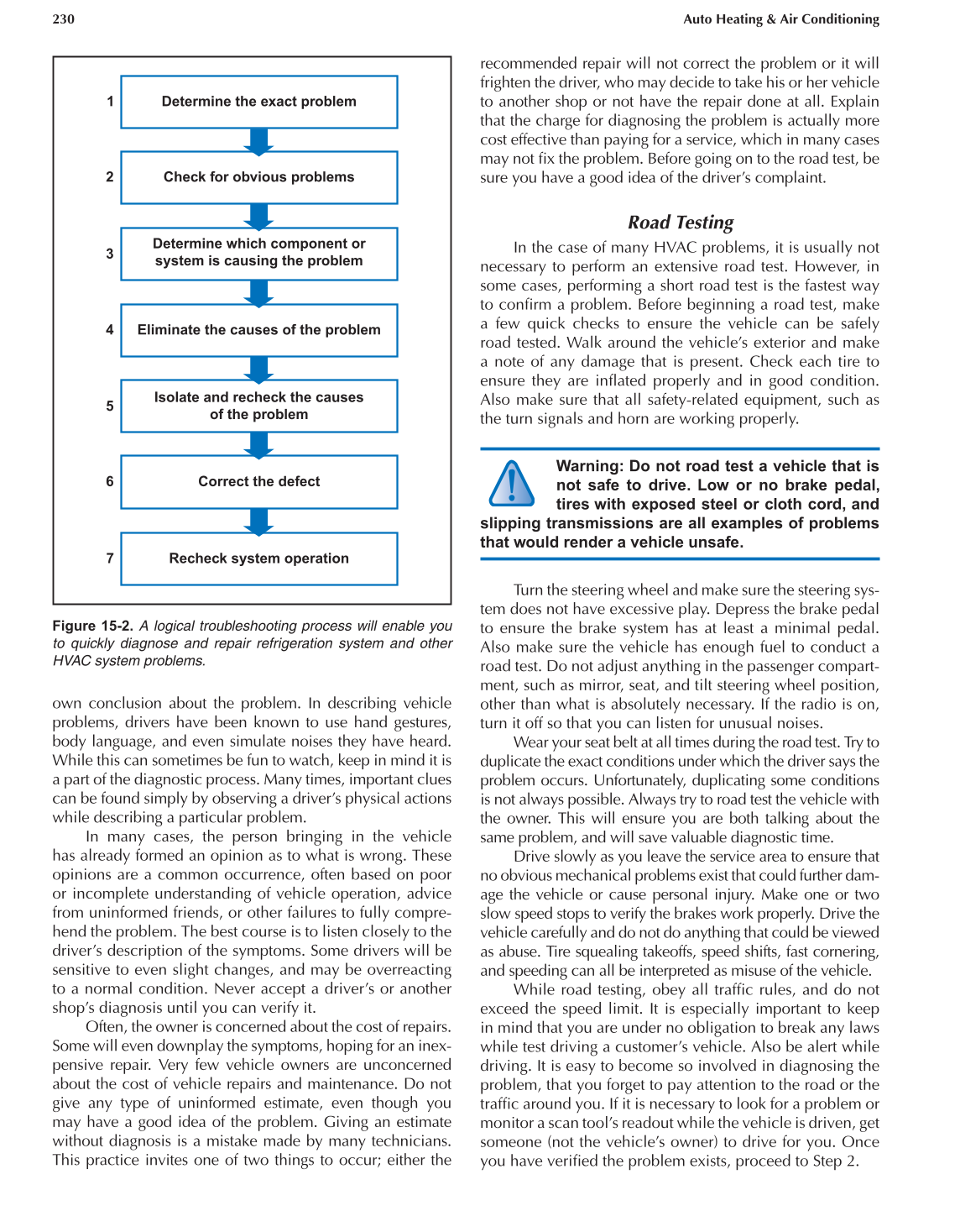Auto Heating and Air Conditioning, A7, 3rd Edition page 230