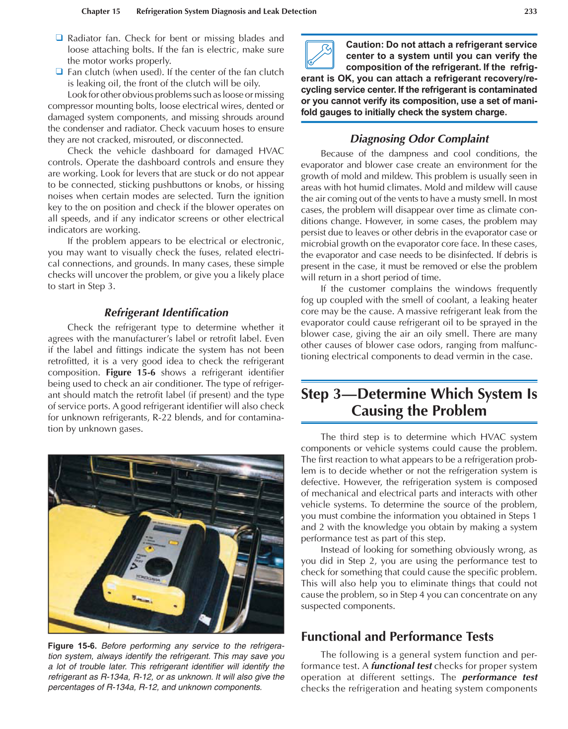 Auto Heating and Air Conditioning, A7, 3rd Edition page 233