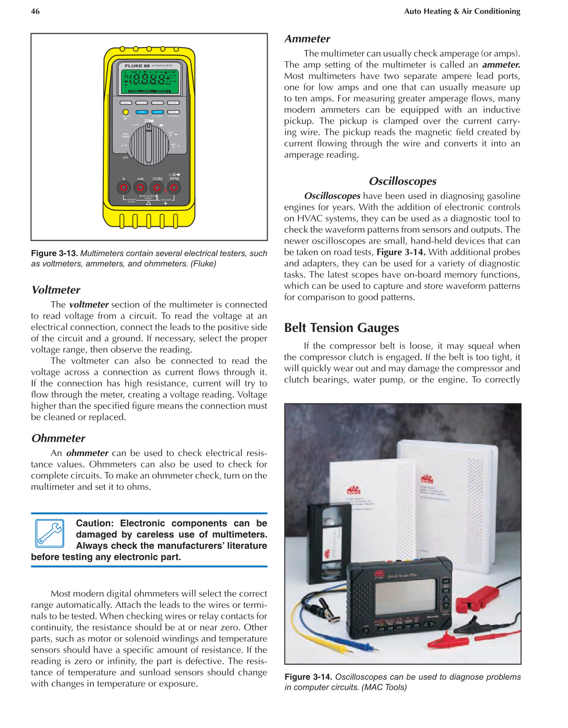 Auto Heating and Air Conditioning, A7, 3rd Edition page 46