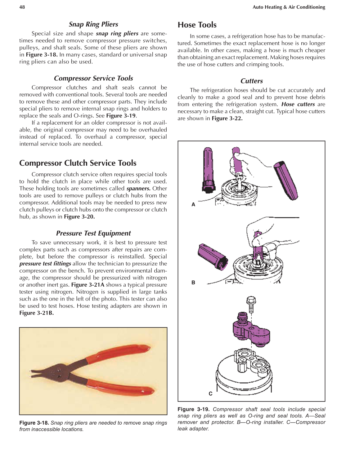Auto Heating and Air Conditioning, A7, 3rd Edition page 48