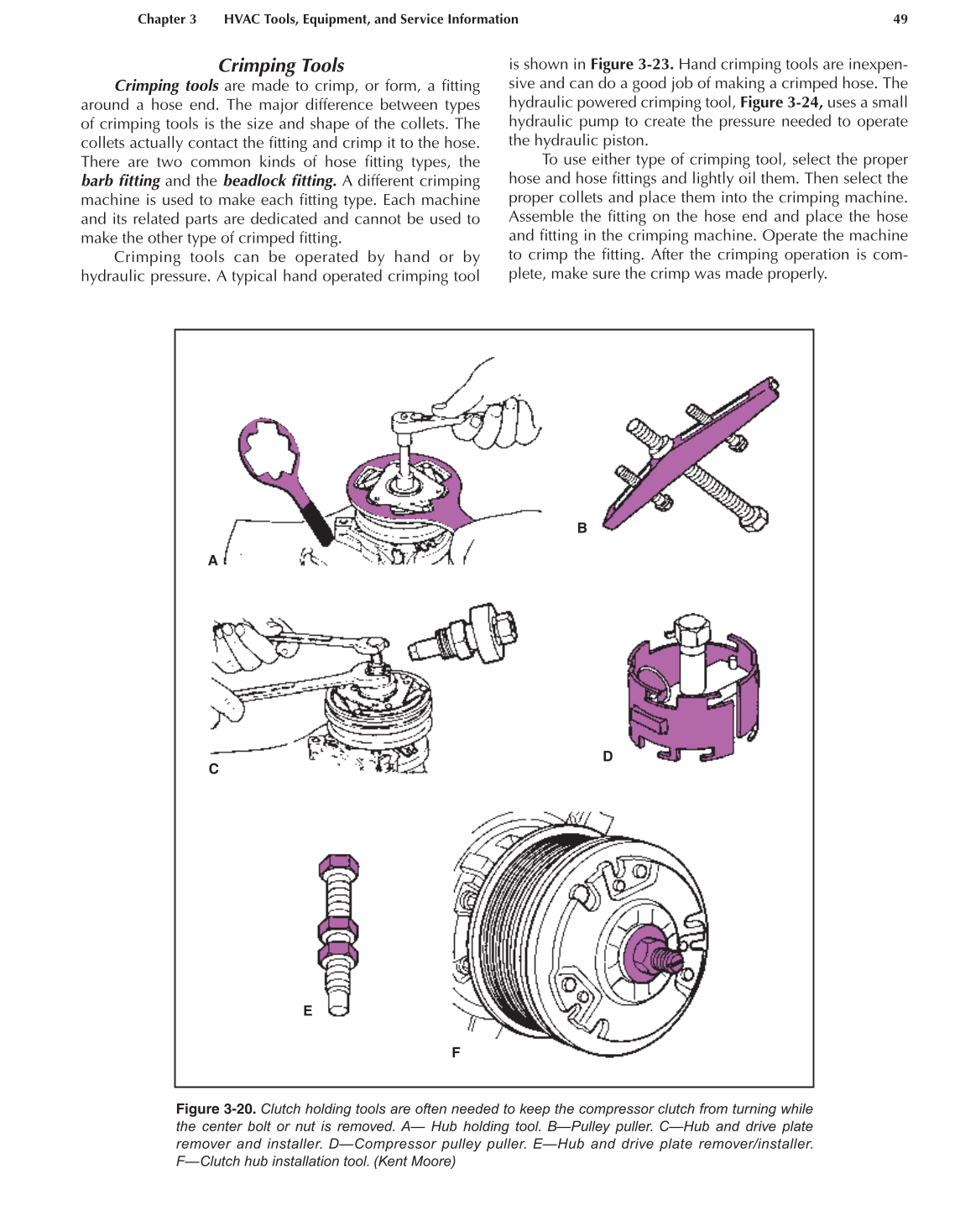 Auto Heating and Air Conditioning, A7, 3rd Edition page 49
