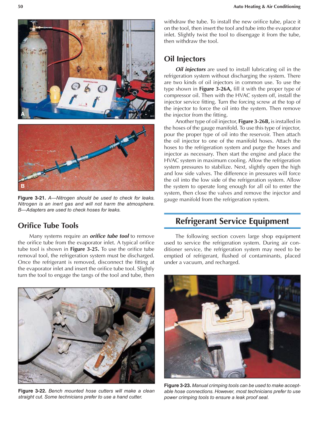 Auto Heating and Air Conditioning, A7, 3rd Edition page 50