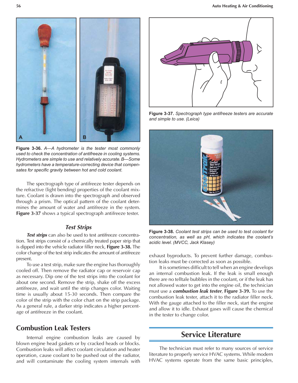 Auto Heating and Air Conditioning, A7, 3rd Edition page 56