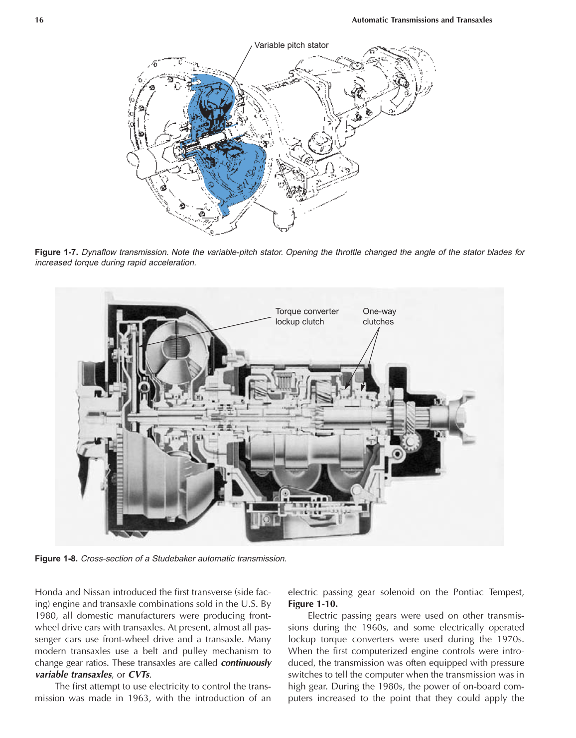 Automatic Transmissions and Transaxles, A2, 3rd Edition page 16