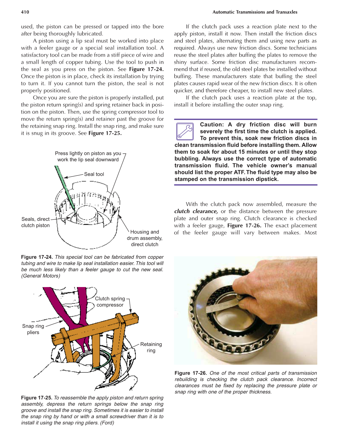 Automatic Transmissions and Transaxles, A2, 3rd Edition page 410