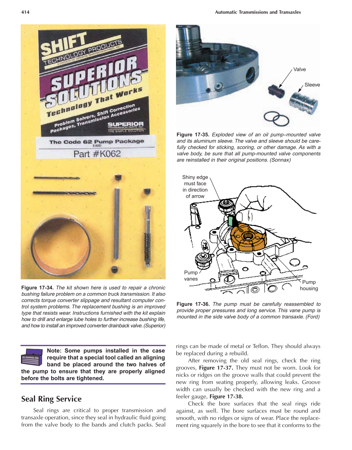 Automatic Transmissions and Transaxles, A2, 3rd Edition page 414