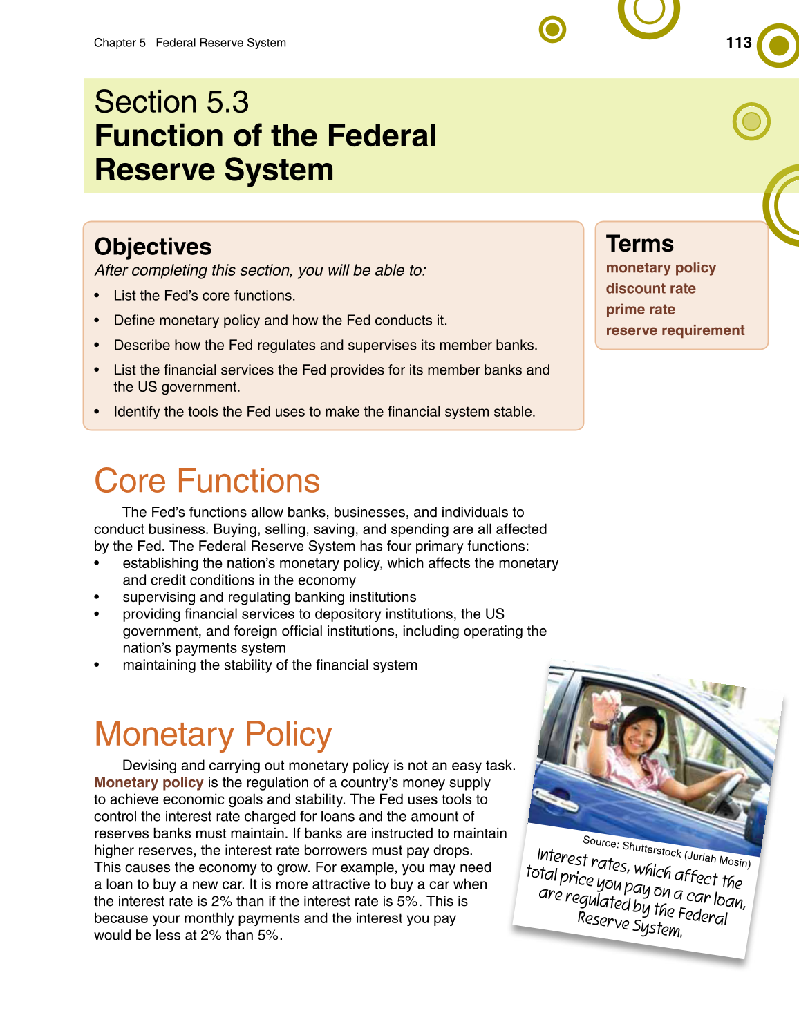 Banking & Financial Systems, 1st Edition page 113