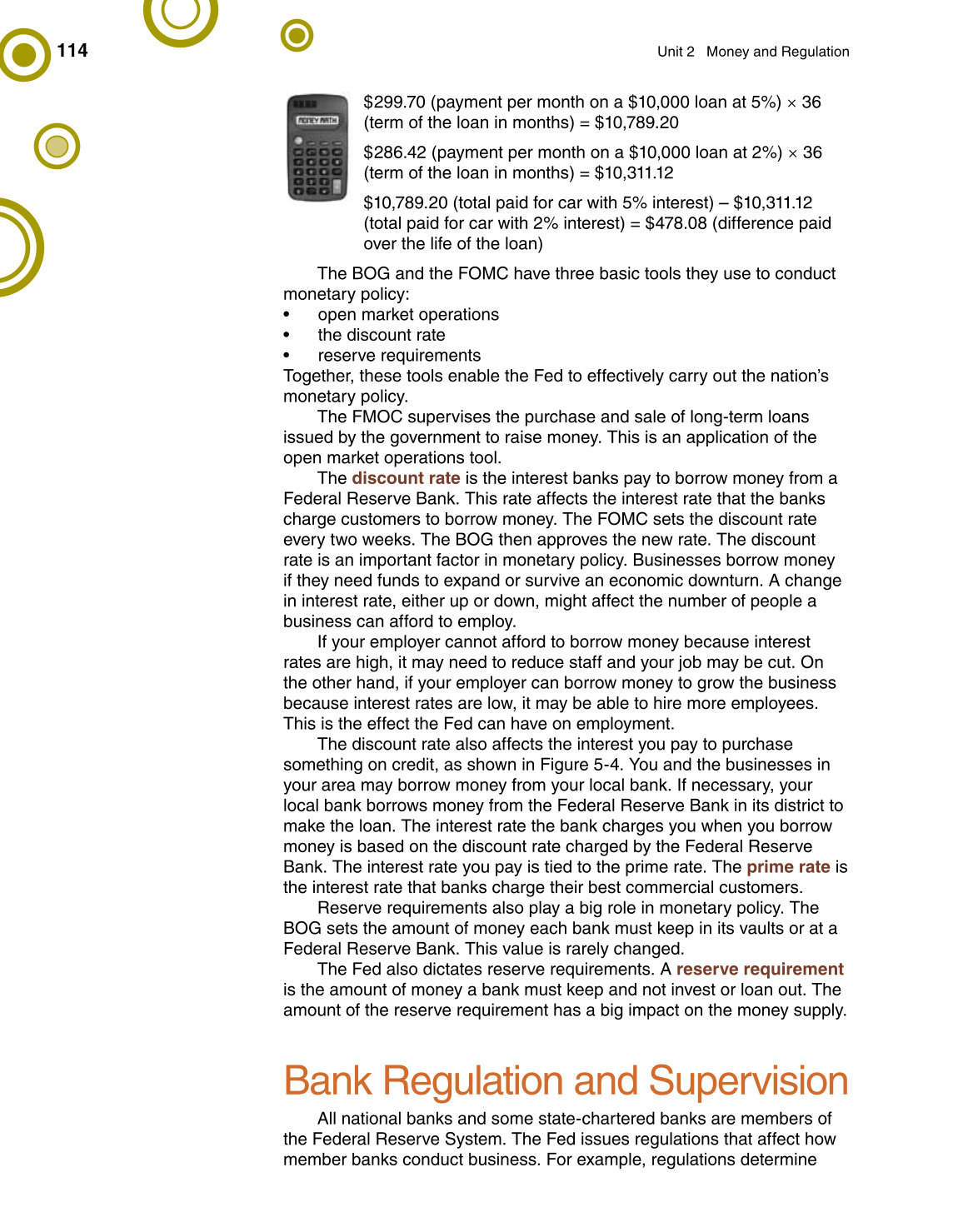 Banking & Financial Systems, 1st Edition page 114