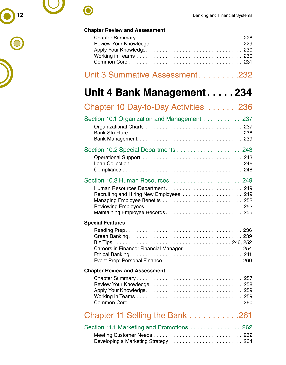 Banking & Financial Systems, 1st Edition page 12