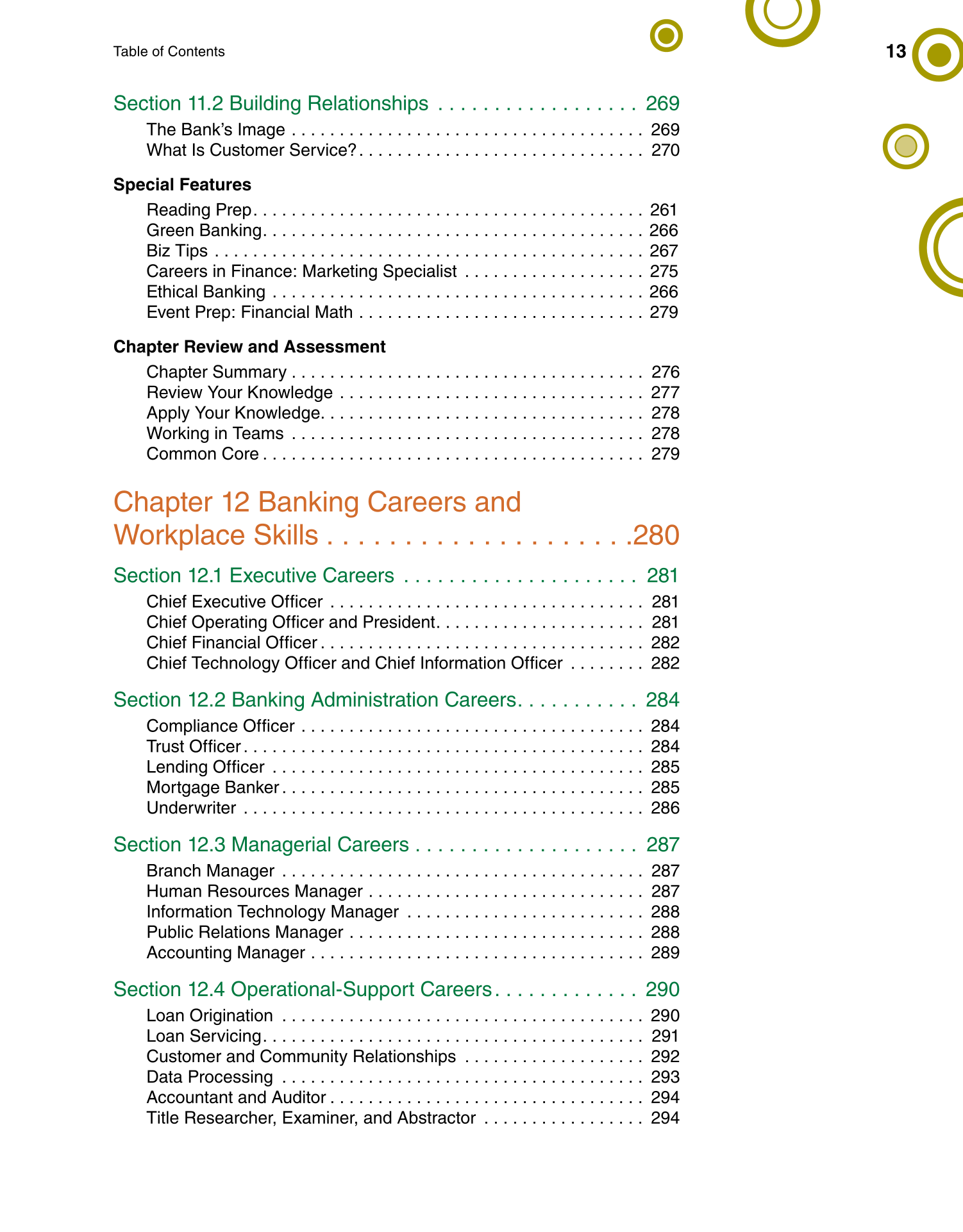 Banking & Financial Systems, 1st Edition page 13