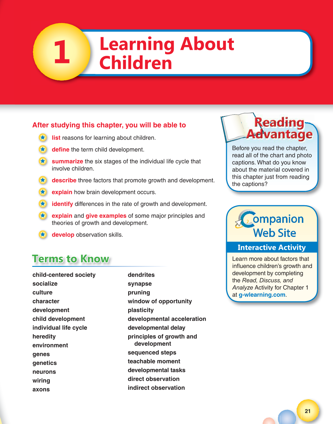 Child Development: Early Stages Through Age 12, 7th Edition page 21