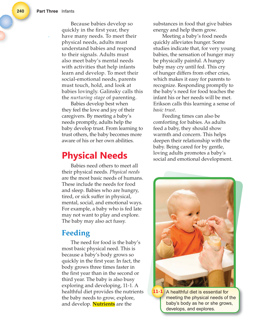 Child Development: Early Stages Through Age 12, 7th Edition page 240