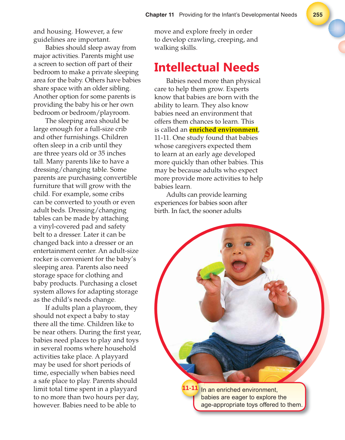 Child Development: Early Stages Through Age 12, 7th Edition page 255