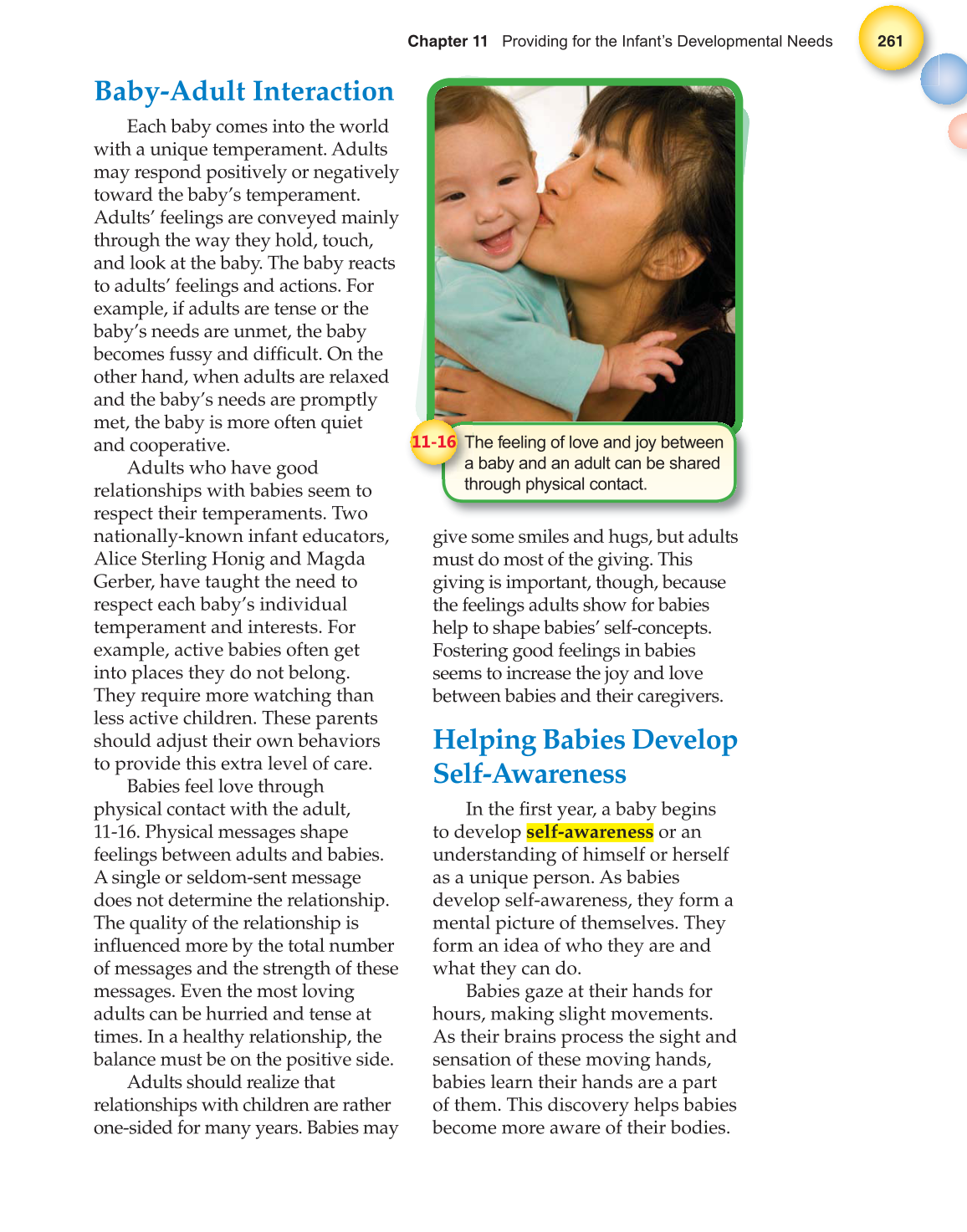 Child Development: Early Stages Through Age 12, 7th Edition page 261