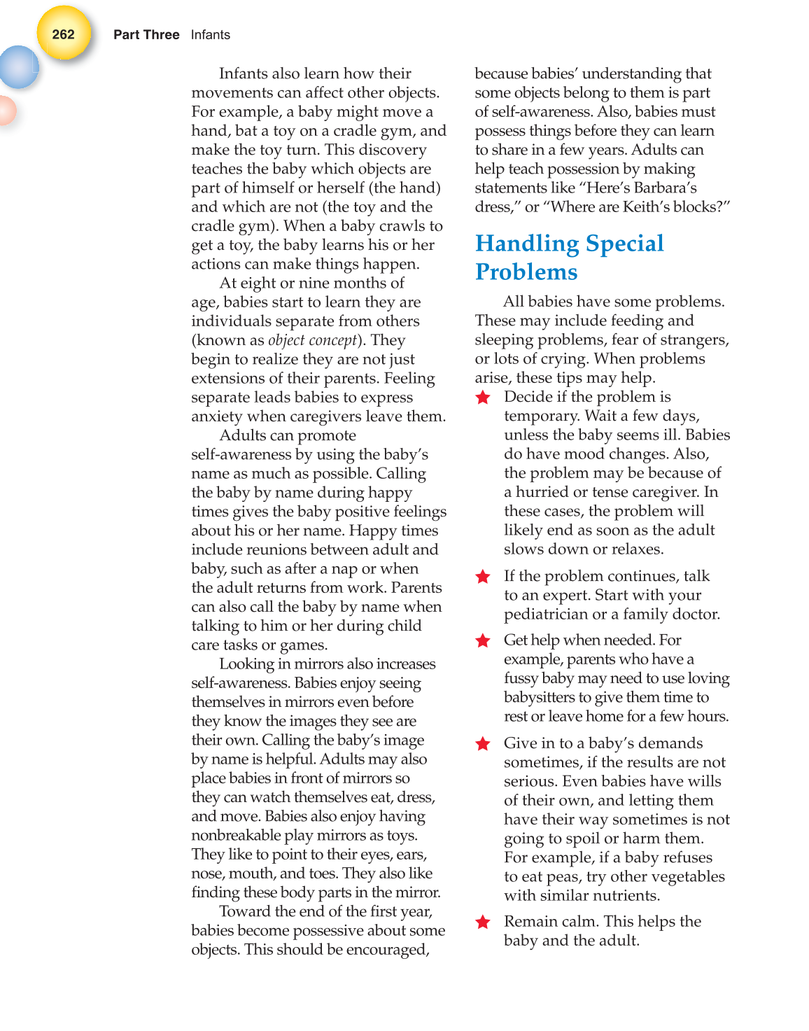 Child Development: Early Stages Through Age 12, 7th Edition page 262