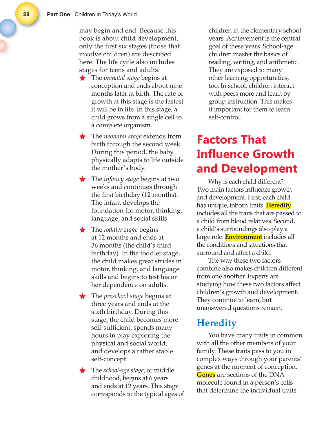 Child Development: Early Stages Through Age 12, 7th Edition page 28